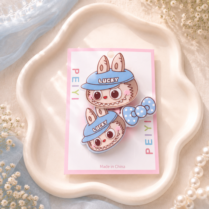 Labubu charm Clips