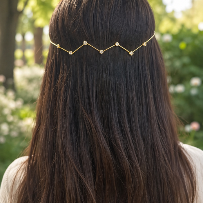 Starlight Zigzag Hairlet