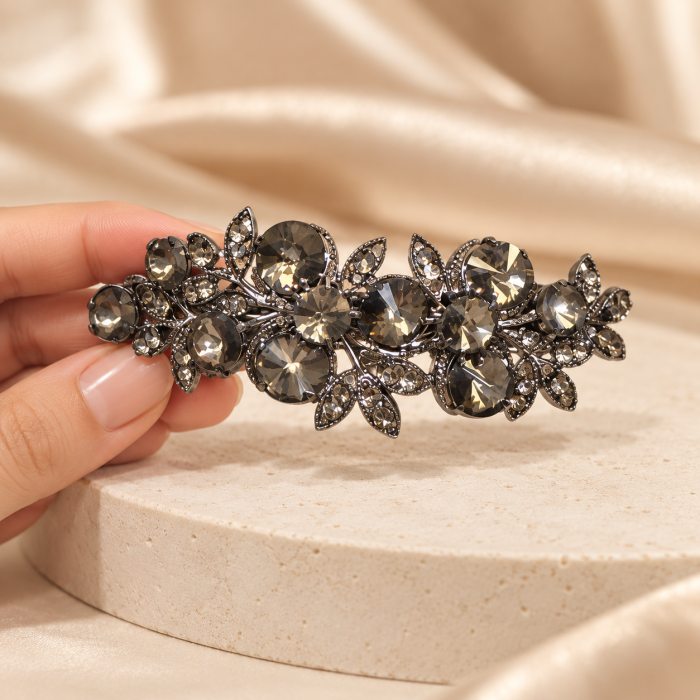Twilight Vine Crystal Barrette
